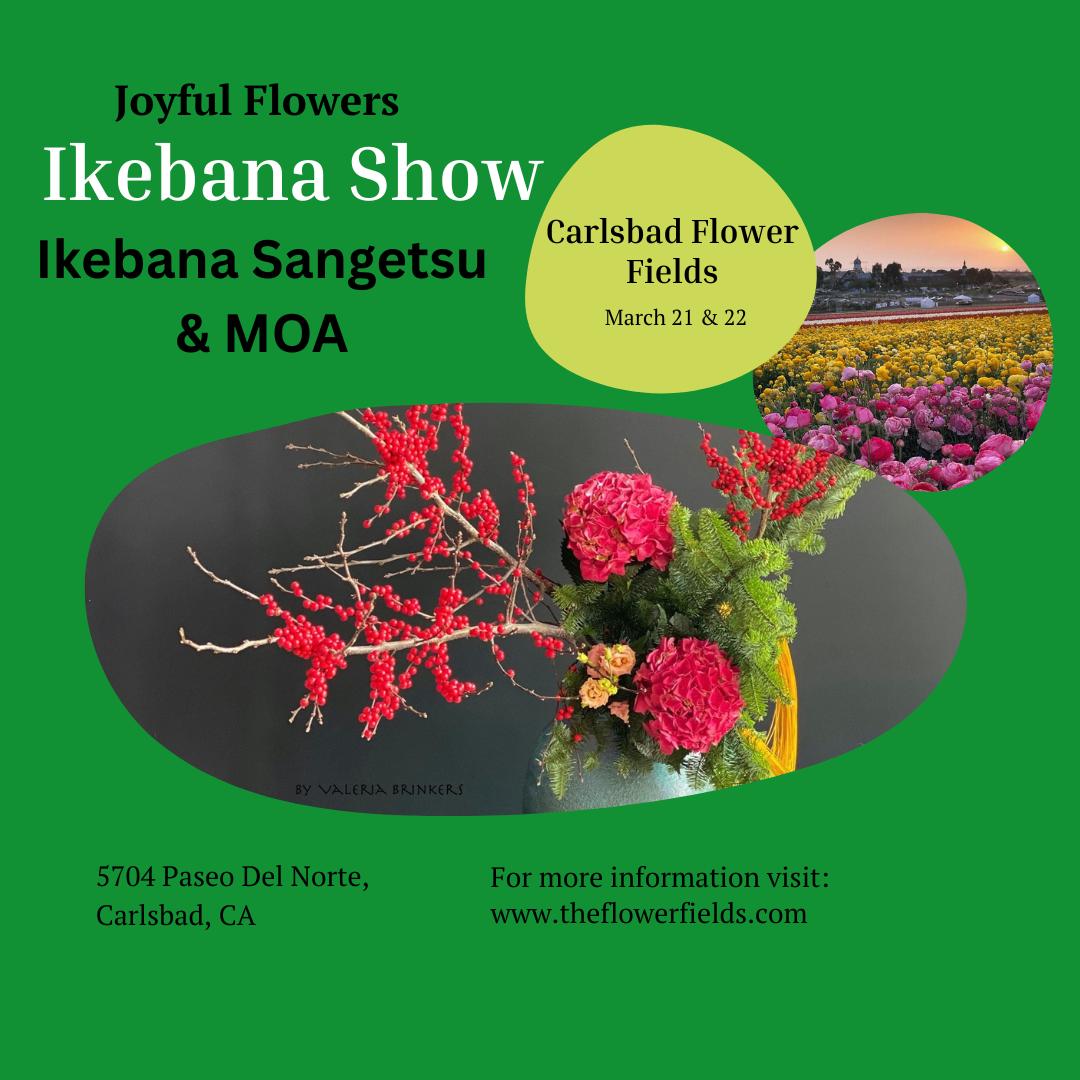 Ikebana Show at Carlsbad Flower Fields