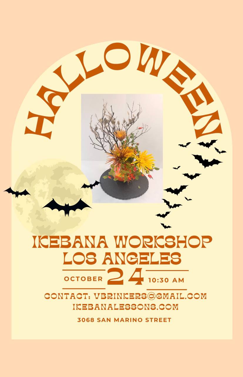 Halloween Ikebana Workshop in Los Angeles