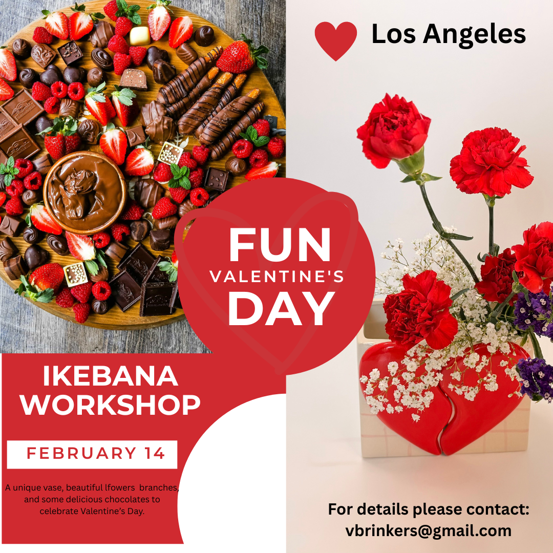Fun Valentine's Day Ikebana Workshop